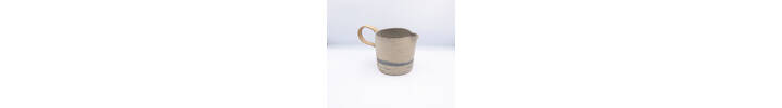 Limited Edition 1 litre Hand-thrown Ceramic Stoneware Decorative Gravy Jug in Pale Grey-Blue