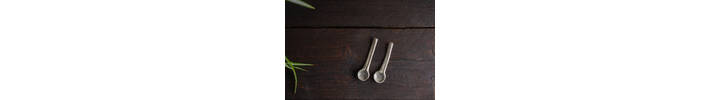 Two Spoons Pale Blue-Grey