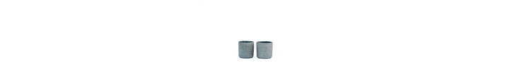 Wine Beaker - Dark Grey-Blue (white)