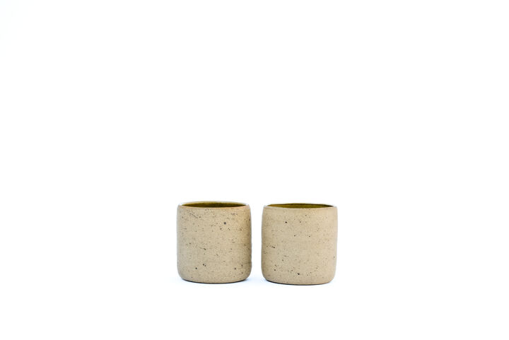 Wine Beakers - Sandy Beige (white)