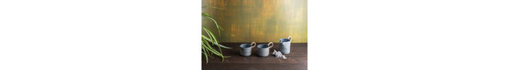 Three Piece Hand-thrown Ceramic Stoneware Tea Set