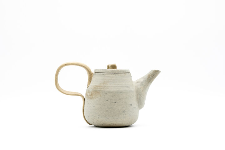 Small Teapot - Pale Blue- Grey